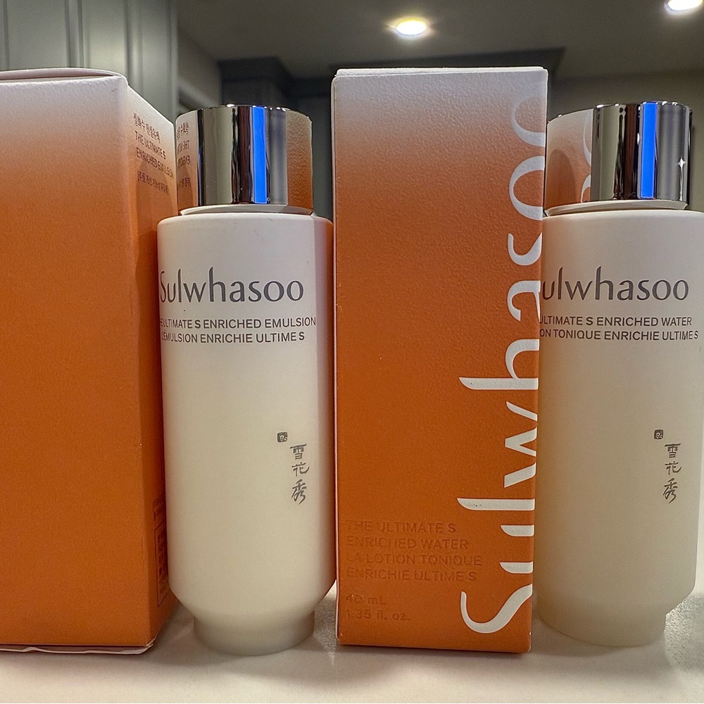 Sulwhasoo The Ultimate S Enriched Emulsion + Water 40mL 2pc x 6 Set